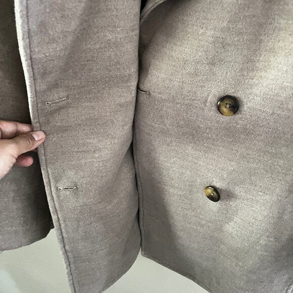 Free People Hannah Slouchy Blazer Jacket camel Oversized - Picture 11 of 13